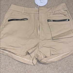 Khaki Cargo Shorts